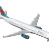 Airbus A321 Commercial Aircraft “American Airlines – America West Heritage Jet” (N580UW) White with Tail Graphics 1/400 Diecast Model Airplane by GeminiJets