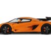 Koenigsegg Jesko Attack Orange Metallic with Black Stripes 1/18 Model Car by GT Spirit