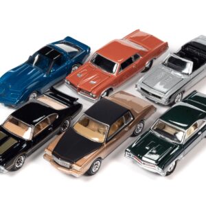 “Muscle Cars USA” 2023 Set B of 6 pieces Release 1 “OK Used Cars” 1/64 Diecast Model Cars by Johnny Lightning