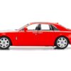 Rolls-Royce Ghost Red with Silver Metallic Hood 1/18 Diecast Model Car by Kyosho