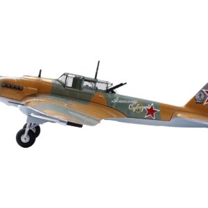 Ilyushin IL-2 Shturmovik Aircraft Camouflage “Alexander Suvorov Hero of the Soviet Union Lieutenant V.T. Aleksuhin 167th Guards Air Regiment 617 ShAP” (1943) Soviet Air Force 1/72 Diecast Model Airplane by Legion