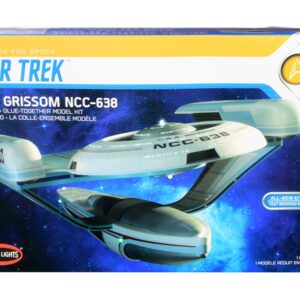 Skill 2 Model Kit U.S.S. Grissom NCC-638 Starship “Star Trek III: The Search for Spock” (1984) Movie 1/350 Scale Model by Polar Lights