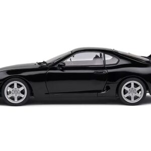 1993 Toyota Supra MK4 (A80) RHD (Right Hand Drive) Astral Black 1/18 Diecast Model Car by Solido