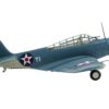 Douglas TBD-1 Devastator Bomber Aircraft “Lt. Cdr. James Brett VT-2 USS Lexington” (1942) United States Navy “SkyMax Models” Series 1/72 Diecast Model by Hobby Master