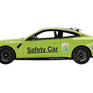 BMW M4 “Safety Car” Light Green with Carbon Top “24 Hours of Daytona” (2022) 1/18 Model Car by Top Speed