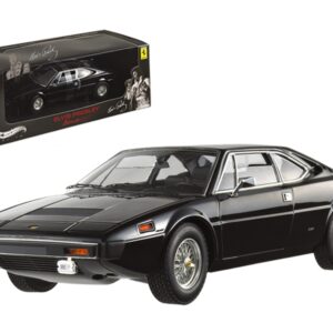 Ferrari Dino 308 GT4 Black (Elvis Presley Owned) “Elite Edition” Series 1/18 Diecast Model Car by Hot Wheels