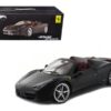 Ferrari 458 Italia Spider Matt Black Elite Edition 1/18 Diecast Car Model by Hot Wheels