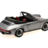 1983 Porsche 911 Carrera Cabriolet 3.2 Gray Metallic 1/18 Diecast Model Car by Minichamps