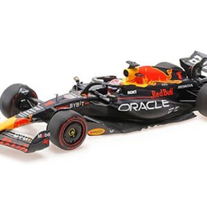 Red Bull Racing RB19 #1 Max Verstappen “Oracle” 2nd Place F1 Formula One Sprint Race “Qatar GP” (2023) with Driver Limited Edition to 480 pieces Worldwide 1/18 Diecast Model Car by Minichamps