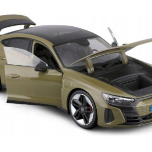 2022 Audi RS e-tron GT Dark Green with Sunroof 1/18 Diecast Model Car by Bburago