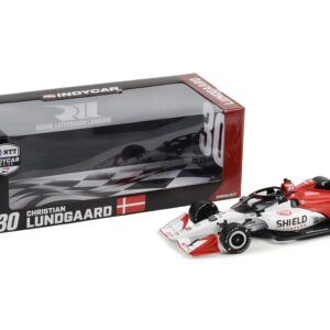 Dallara IndyCar #30 Christian Lundgaard “Shield Cleansers” Rahal Letterman Lanigan Racing (Road Course Configuration) “NTT IndyCar Series” (2022) 1/18 Diecast Model Car by Greenlight