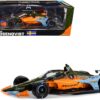 Dallara IndyCar #7 Felix Rosenqvist “UNDEFEATED” Arrow McLaren SP Indianapolis 500 “NTT IndyCar Series” (2022) 1/18 Diecast Model Car by Greenlight