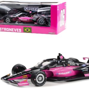 Dallara IndyCar #06 Helio Castroneves “AutoNation – SiriusXM” Meyer Shank Racing “NTT IndyCar Series” (2023) 1/18 Diecast Model Car by Greenlight