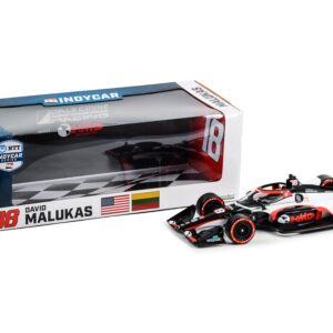 Dallara IndyCar #18 David Malukas “HMD Trucking” Dale Coyne Racing with HMD Motorsports (Road Course Configuration) “NTT IndyCar Series” (2023) 1/18 Diecast Model Car by Greenlight