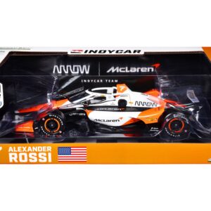 Dallara IndyCar #7 Alexander Rossi “Arrow” Arrow McLaren “NTT IndyCar Series” (2024) 1/18 Diecast Model Car by Greenlight