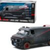 1983 GMC Vandura Black Weathered Version with Bullet Holes “The A-Team” (1983-1987) TV Series 1/18 Diecast Model Car by Greenlight