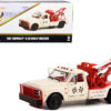 1967 Chevrolet C-30 Dually Wrecker Tow Truck “51st Annual Indianapolis 500 Mile Race Official Truck” Beige and Red with Red Interior 1/18 Diecast Model Car by Greenlight