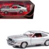 1978 Ford Mustang II King Cobra Silver Metallic with Red and Black Hood Stripes 1/18 Diecast Model Car by Greenlight