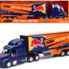 Peterbilt 387 Truck Dark Blue “Red Bull – KTM Factory Racing” 1/32 Diecast Model by New Ray