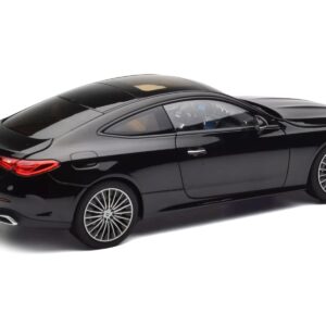 2024 Mercedes-Benz CLE Coupe Obsidian Black Metallic 1/18 Diecast Model Car by Norev