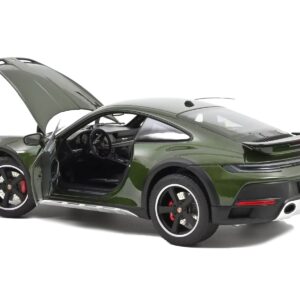 2023 Porsche 911 Dakar Oakgreen Metallic 1/18 Diecast Model Car by Norev