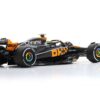 McLaren MCL60 #4 Lando Norris “Chrome” 2nd Place Formula One F1 “Japanese GP” (2023) and Acrylic Display Case 1/18 Model Car by Spark