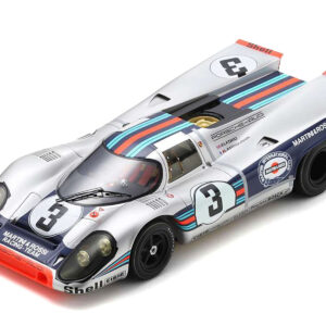 Porsche 917K #3 Vic Elford – Gerard Larrousse “Martini & Rossi Racing Team” Winner “12 Hours of Sebring” (1971) with Acrylic Display Case 1/18 Model Car by Spark