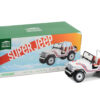 1973 Jeep CJ-5 “Super Jeep” White with Red and Blue Graphics “Artisan Collection” Series 1/18 Diecast Model Car by Greenlight