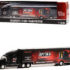 Kenworth T2000 Transporter Black “OPTIMA Batteries: The Ultimate Power Source” “Hobby Exclusive” Series 1/64 Diecast Model by Greenlight