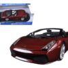 Lamborghini Gallardo Spyder Burgundy 1/18 Diecast Model Car by Maisto