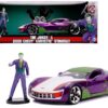 2009 Chevrolet Corvette Stingray with Joker Diecast Figurine “DC Comics” Series 1/24 Diecast Model Car by Jada