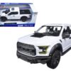 2017 Ford Raptor Pickup Truck White 1/24 Diecast Model Car by Maisto