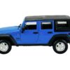 2015 Jeep Wrangler Unlimited Blue with Black Top “SE Trucks” Series 1/24 Diecast Model Car by Maisto