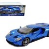 2017 Ford GT Blue Metallic 1/18 Diecast Model Car by Maisto