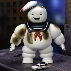 “Ghostbusters” 6″ Stay Puft Marshmallow Man Figure with Nano Ecto-1 Car Diorama Set “Ghostbusters” (1984) Movie “Next Level” Series Model by Jada