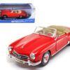 1955 Mercedes Benz 190 SL Red 1/18 Diecast Model Car  by Maisto