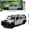 Hummer H2 Gray with Extra Wheels “Just Trucks” Series 1/24 Diecast Model Car by Jada