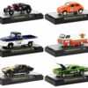 “Auto-Thentics” 6 piece Set Release 76 IN DISPLAY CASES Limited Edition 1/64 Diecast Model Cars by M2 Machines