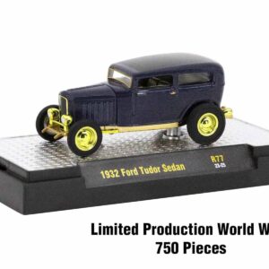 “Auto-Thentics” 6 piece Set Release 77 IN DISPLAY CASES Limited Edition 1/64 Diecast Model Cars by M2 Machines