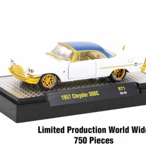 “Auto Meets” Set of 6 Cars IN DISPLAY CASES Release 71 Limited Edition 1/64 Diecast Model Cars by M2 Machines