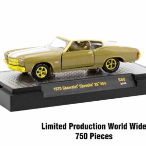 “Auto Meets” Set of 6 Cars IN DISPLAY CASES Release 80 Limited Edition 1/64 Diecast Model Cars by M2 Machines