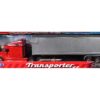 Freightliner Columbia Truck Red with Gray Container 1/32 Diecast Model by Welly