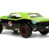 1967 Chevrolet Camaro Offroad Bright Green and Matt Black (Dirty Version) and Raphael Diecast Figure “Teenage Mutant Ninja Turtles” “Hollywood Rides” Series 1/24 Diecast Model Car by Jada