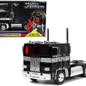 Decepticon Nemesis Prime with Robot on Chassis “Transformers” TV Series “Hollywood Rides” Series 1/24 Diecast Model by Jada