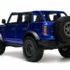 2021 Ford Bronco Open-Top Candy Blue Metallic with Extra Wheels “Just Trucks” Series 1/24 Diecast Model Car by Jada