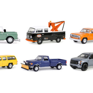 “Blue Collar Collection” Set of 6 pieces Series 13 1/64 Diecast Model Cars by Greenlight