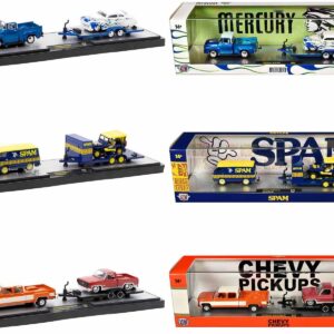 Auto Haulers Set of 3 Trucks Release 73 Limited Edition to 9000 pieces Worldwide 1/64 Diecast Model Cars by M2 Machines