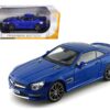 2012 Mercedes SL 63 AMG Blue 1/18 Diecast Car Model by Maisto