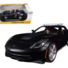 2014 Chevrolet Corvette C7 Stingray Police Matt Black 1/18 Diecast Model Car by Maisto