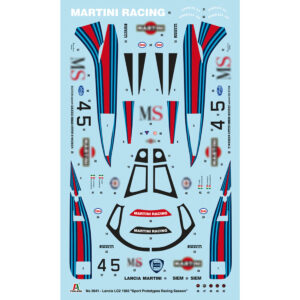 Skill 3 Model Kit Lancia LC2 “World Sport Prototype Championship” 1/24 Scale Model by Italeri